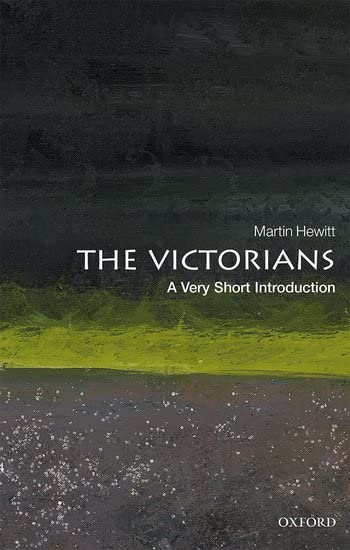 Book cover: "The Victorians: A Very Short Introduction" with abstract art.