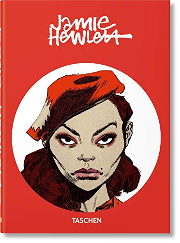 Red book cover featuring a stylized illustration of a woman in a beret.