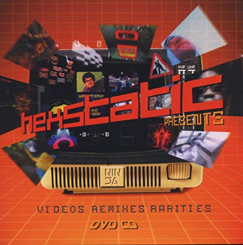 CD cover for Hexstatic’s “Videos, Remixes And Rarities” with collage imagery.