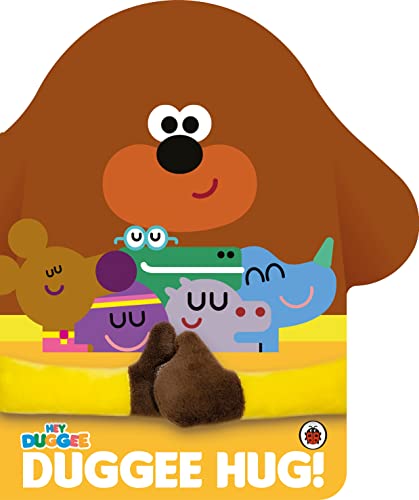 Duggee and friends in a colorful, shaped board book cover.