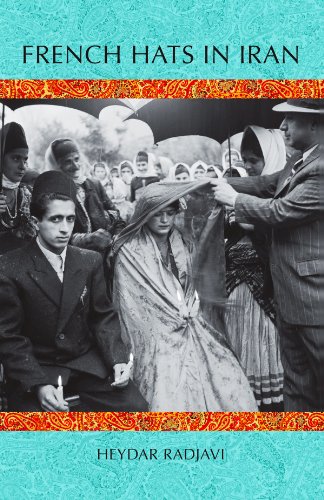 Vintage photo of Iranians with French hats, book cover.