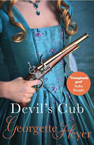 Regency romance novel cover featuring a woman holding a flintlock pistol.