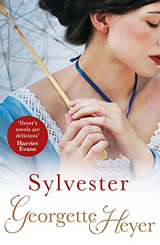 Book cover featuring a woman in a blue dress holding a parasol.