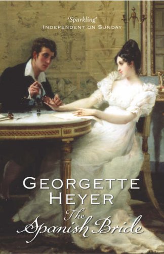 Book cover: a couple in Regency-era clothing, seated at a table.