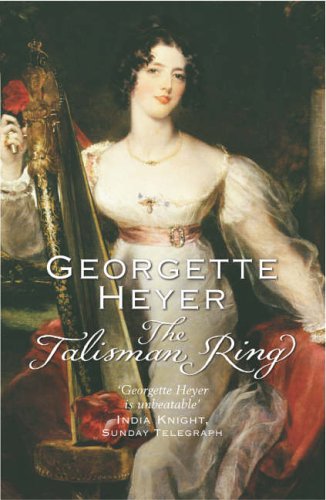 Book cover: woman in white dress with harp and red roses.