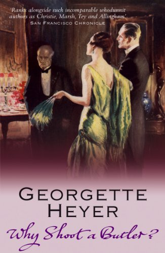 Vintage book cover depicting three figures in formal attire, a mystery novel.