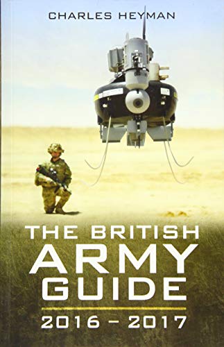 British Army Guide 2016-2017 cover with drone and soldier in desert.
