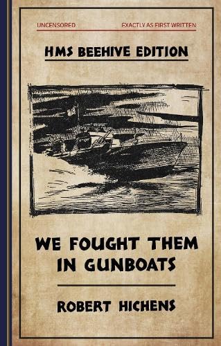 Book cover with a sketched gunboat and title “We Fought Them in Gunboats”.