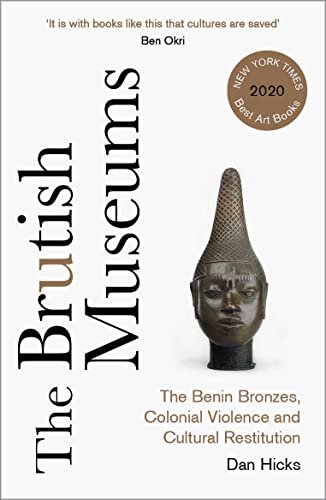 Book cover featuring a bronze Benin head and bold black text.