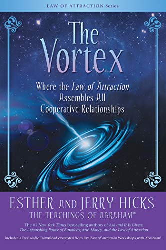 Book cover with a swirling galaxy image and white title text.