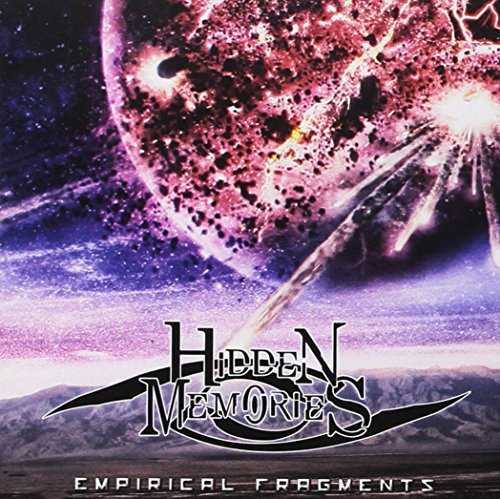 CD cover: cosmic scene with planet, lightning, and band logo "Hidden Memories".
