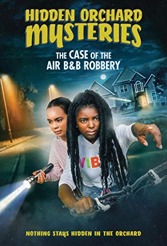 DVD cover: two young girls investigating with flashlights near a house.