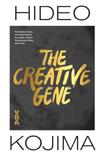 Book cover for The Creative Gene by Hideo Kojima with gold text on black.