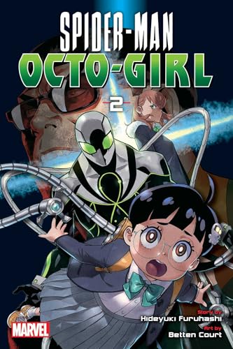 Comic book cover featuring Spider-Man, Octo-Girl, and a surprised young girl.