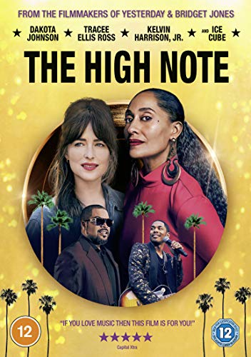 DVD cover for "The High Note" featuring Dakota Johnson and Tracee Ellis Ross.