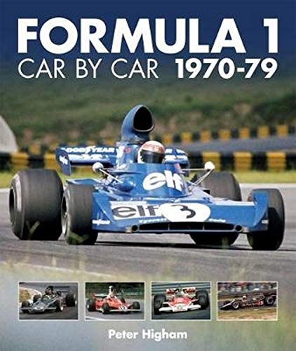 Book cover featuring a blue Elf Formula 1 race car on a track.