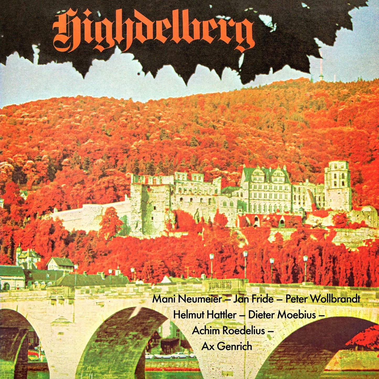 Album cover for Highdelberg, featuring a castle and autumn foliage.