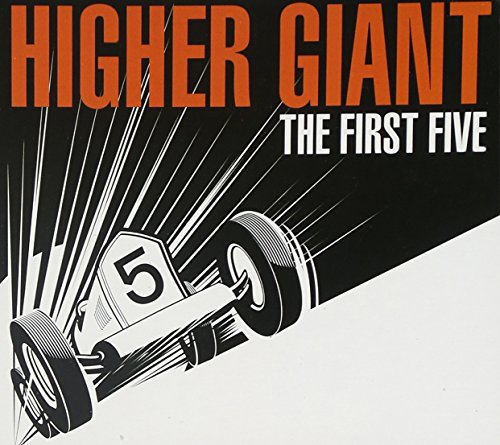 Higher Giant - The First Five" CD cover with abstract wheel design.