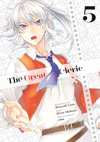 Manga volume cover featuring a young man with white hair and red vest.