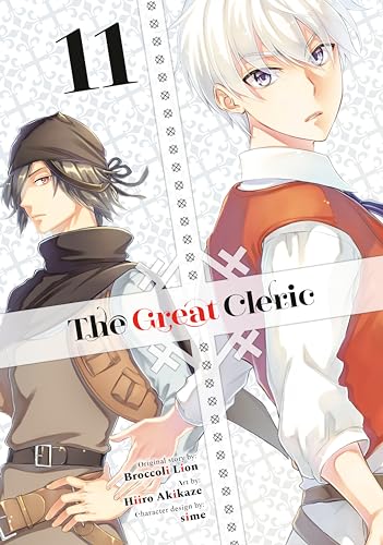 Manga cover of The Great Cleric volume 11 featuring two male anime characters.