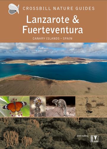 Book cover for a nature guide to Lanzarote and Fuerteventura, Spain.