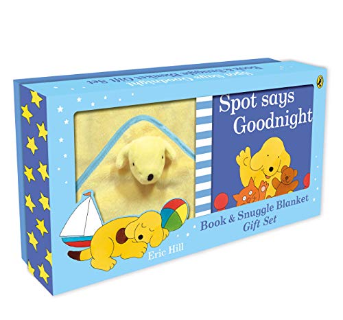 Gift set with a Spot the dog book and yellow snuggle blanket.