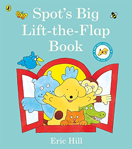Cover of Spot's Big Lift-the-Flap Book featuring Spot and friends in a window.