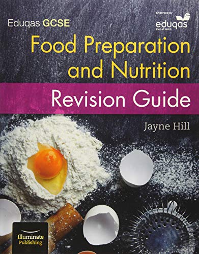 Eduqas GCSE Food Preparation and Nutrition Revision Guide cover with egg and flour.