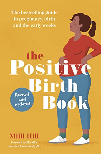 Book cover with illustration of a pregnant woman on a yellow background.