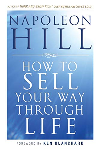 Book cover: "How to Sell Your Way Through Life" by Napoleon Hill.