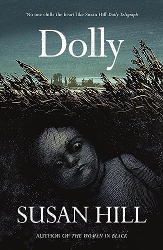 Book cover for “Dolly: A Ghost Story” featuring a porcelain doll’s face.