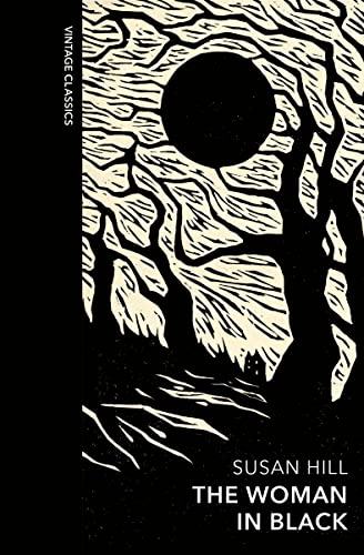 Book cover with a dark, stylized tree and a distant house.