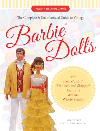 Book cover featuring vintage Barbie and Ken dolls against a floral background.