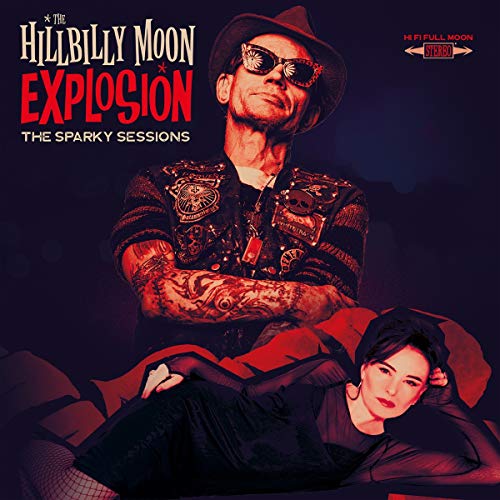 Album cover featuring a tattooed man in a hat and a reclining woman.