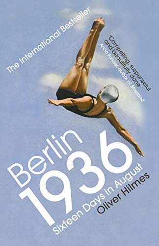 Book cover showing a diver against a blue sky with the title Berlin 1936.
