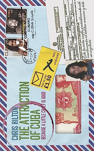 Book cover with collage of Cuban stamps, money, and a portrait.