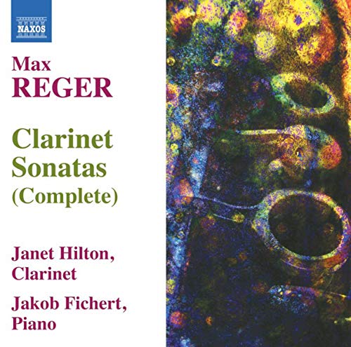 CD cover for Max Reger’s Clarinet Sonatas by Hilton & Fichert.