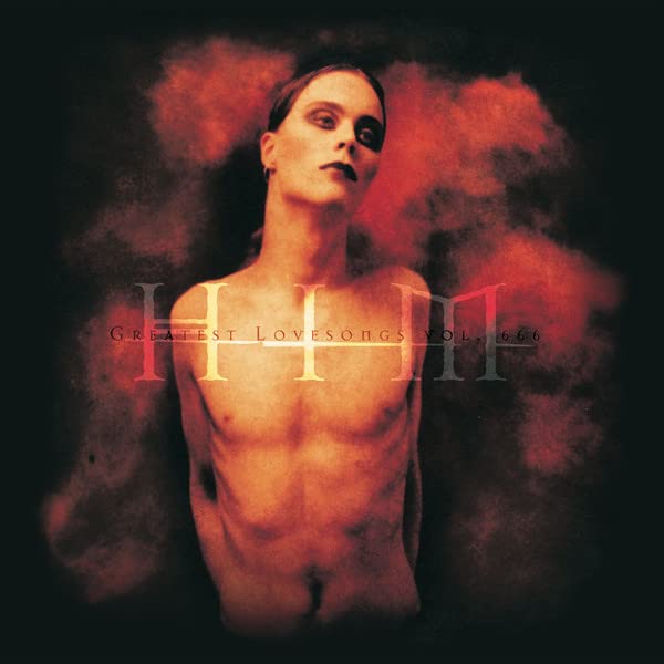 Vinyl album cover featuring a shirtless man with a blurred, red background.