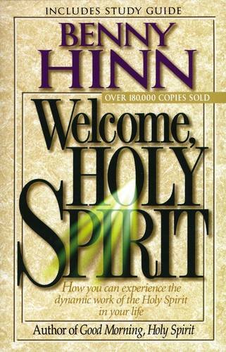 Book cover with title “Welcome, Holy Spirit” by Benny Hinn.