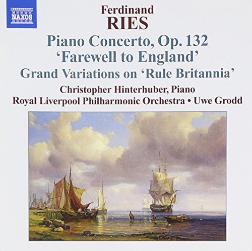 "Album cover featuring a seascape painting with sailboats and cloudy sky."