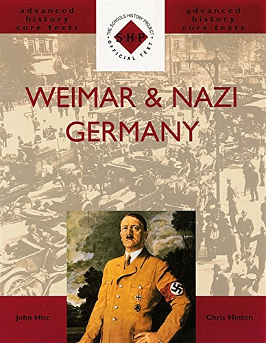 Book cover: "Weimar & Nazi Germany" with images of Hitler and crowds.
