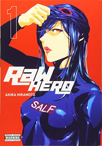 RaW Hero, Vol. 1" cover: woman with blue hair in a dark suit.