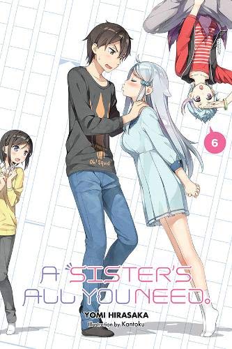 Light novel cover featuring three anime-style characters, volume 6.