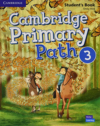 Cambridge Primary Path Level 3 student book cover with children on horses.