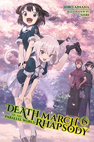 Novel cover with anime-style characters in a pink, outdoor scene.