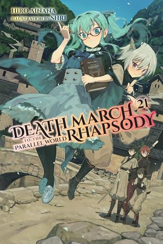 Novel cover with anime-style characters and a fantasy town background.