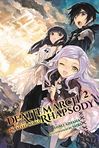 Novel cover featuring three anime-style characters and dramatic fantasy scenery.