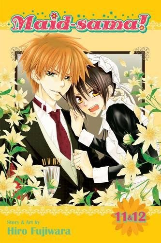 Manga cover featuring two young people with flowers, reading “Maid-sama!”