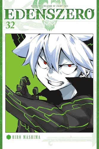 Manga volume 32 cover featuring a white-haired character with red eyes.