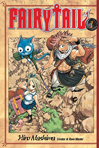 Manga cover featuring three anime characters in a fantasy landscape.